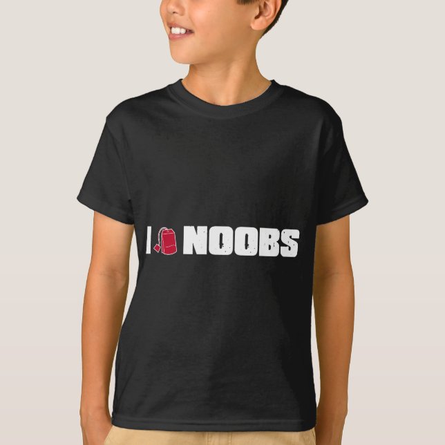 T-shirt Mim noobs (do saquinho de chá) (Frente)