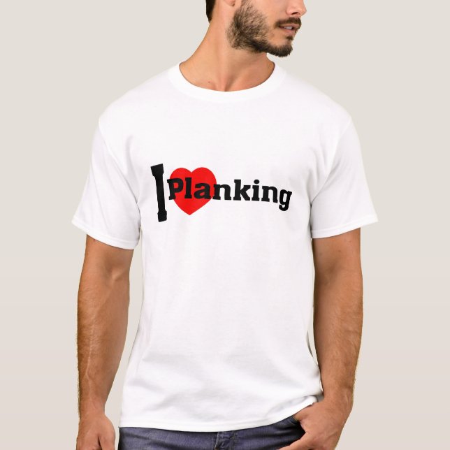T-shirt Mim Planking (do coração) (Frente)