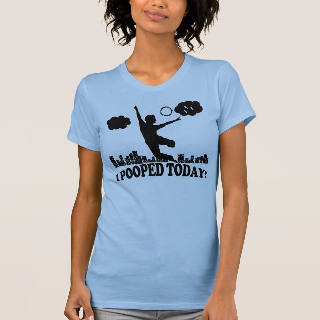 T-shirt Mim Pooped hoje (Frente)