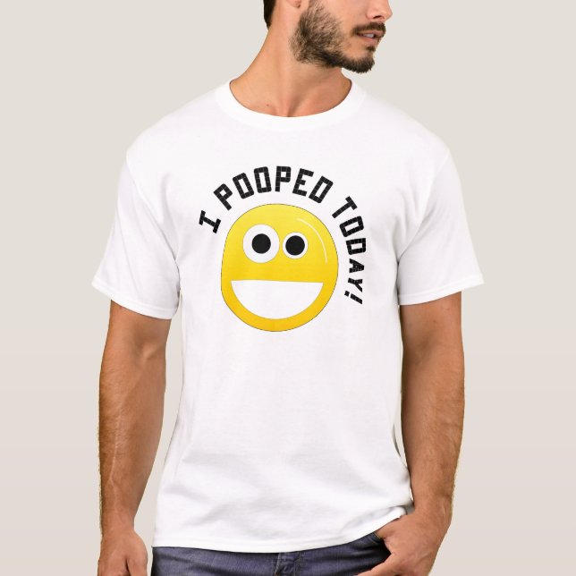 T-shirt Mim Pooped hoje! (Frente)