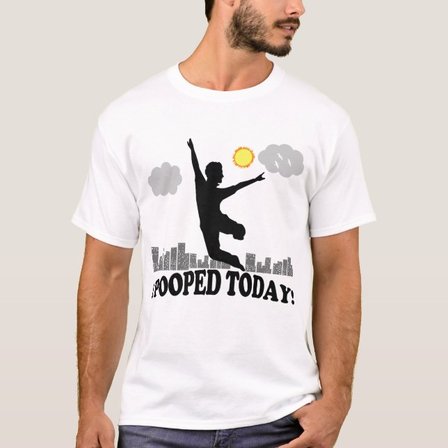 T-shirt Mim Pooped hoje (Frente)