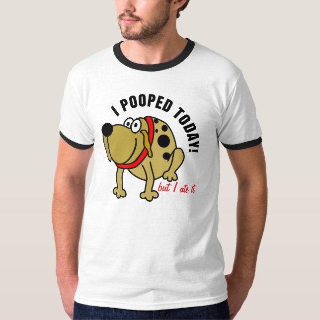 T-shirt Mim Pooped hoje (Frente)
