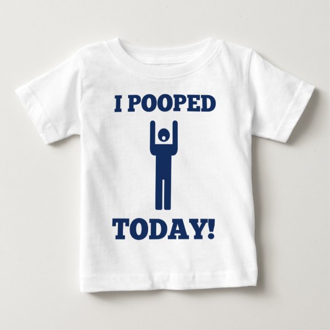 T-shirt Mim Pooped hoje (Frente)