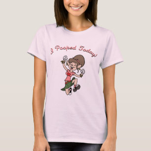 T-shirt Mim Pooped hoje! - f