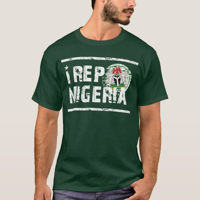 T-shirt Mim representante Nigéria (Frente)