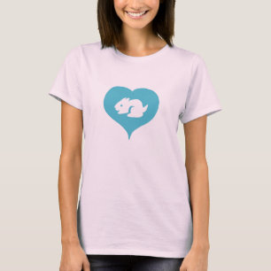 T-shirt Mim T dos coelhos do coração
