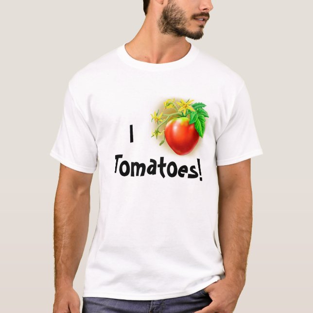T-shirt Mim tomates do coração! (Frente)