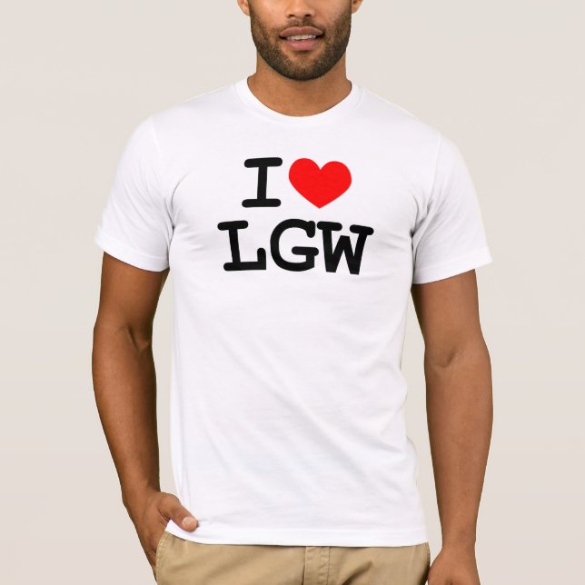 T-shirt Mim Tshirt do coração LGW (Frente)