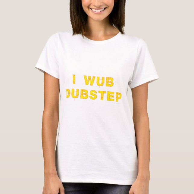 T-shirt Mim Wub Dubstep (stiches) (Frente)