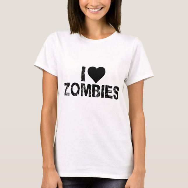 T-SHIRT MIM ZOMBIS [DO CORAÇÃO] (Frente)