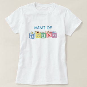 T-shirt Mimi de blocos dos gêmeos