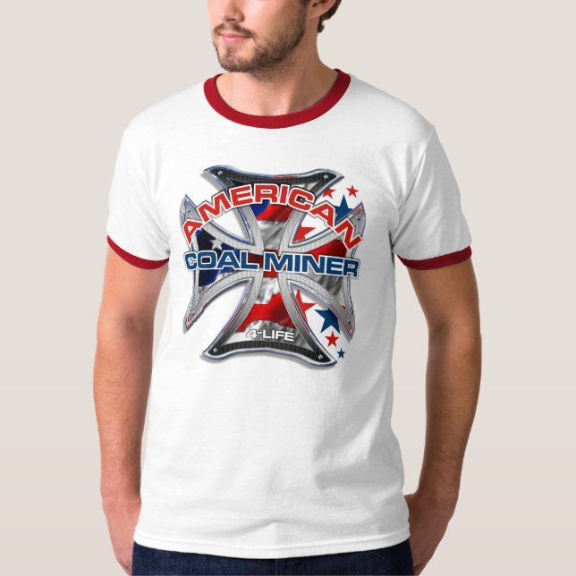 T-SHIRT MINEIRO DE CARVÃO AMERICANO (Frente)