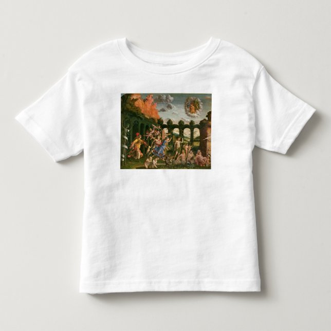 T-shirt Minerva que persegue os vícios (Frente)