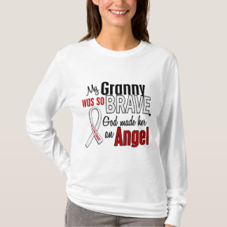 T-shirt Minha avó é um câncer pulmonar do anjo