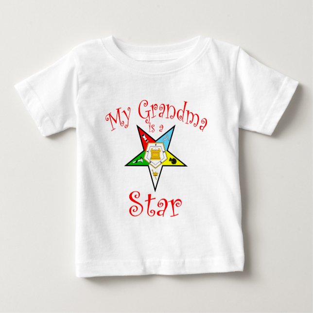 T-shirt Minha avó é uma estrela (Frente)