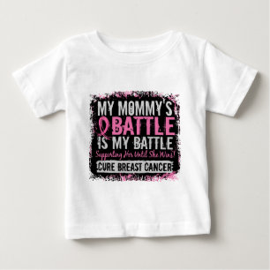 T-shirt Minha batalha demasiado 2 mamães do cancro da mama