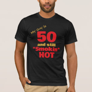 T-shirt Minha Cara é 50 e ainda fumando quente 50.o aniv