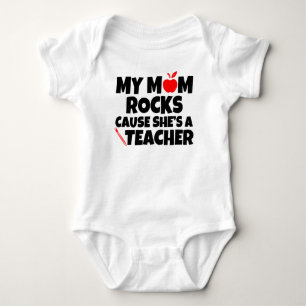 T-shirt Minha causa das rochas da mamã é um bodysuit do
