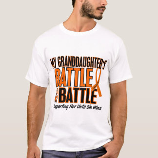 T-shirt Minha da batalha leucemia da neta demasiado
