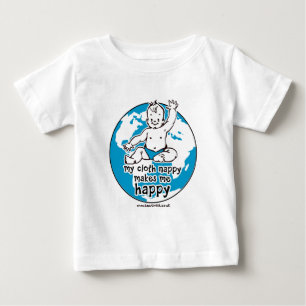T-shirt Minha fralda de pano faz-me feliz