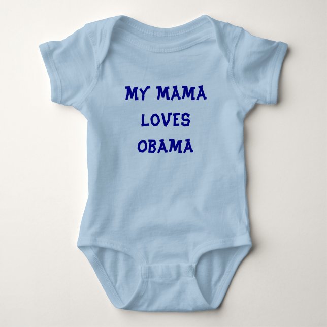 T-shirt Minha Mãe ama Obama (Frente)