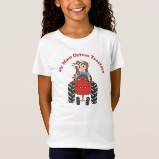 T-shirt Minha mãe dirige tratores