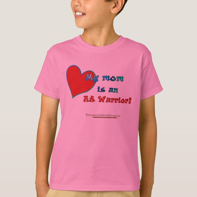 T-shirt Minha mãe é uma guerreira RA (Frente)