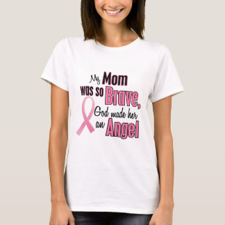 T-shirt Minha mamã é um cancro da mama do anjo