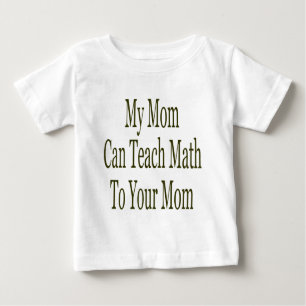 T-shirt Minha mamã pode ensinar a matemática a sua mamã