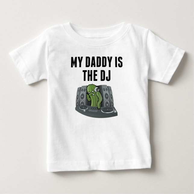 T-shirt Minha mamãe é o DJ (Frente)