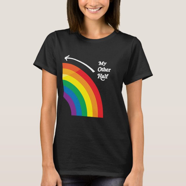 T-SHIRT MINHA OUTRA METADE CERTO (Frente)