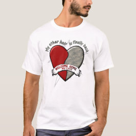 T-shirt Minha outra metade é finalmente traseira
