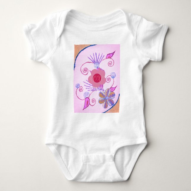 T-shirt Minha Pequena Princesa: Vetor Rosa Bebê Inspiracio (Frente)
