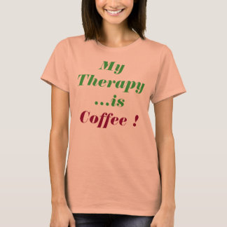 T-shirt Minha #Terapia é #Café