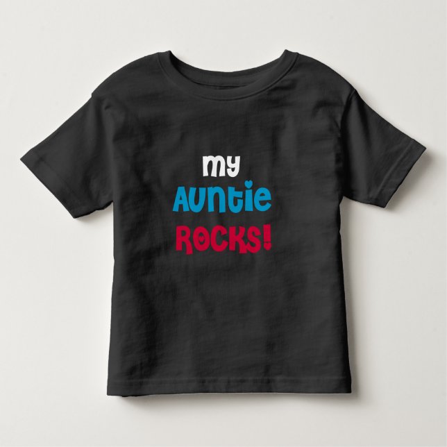 T-shirt Minha tia Rocks (Frente)