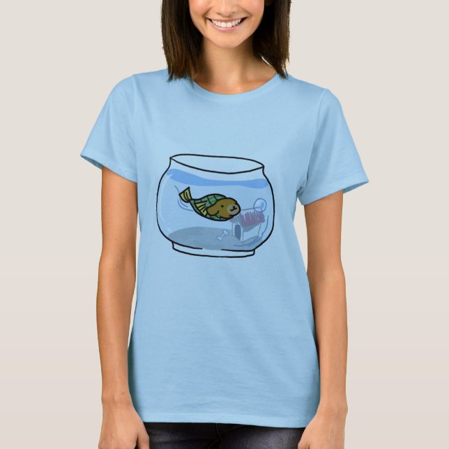 T-shirt Minha vida como uma cação (Frente)