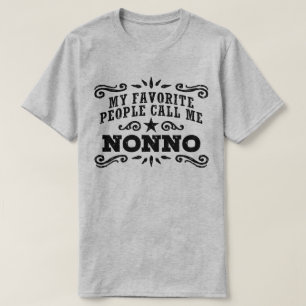 T-shirt Minhas pessoas favoritas chamam-me Nonno