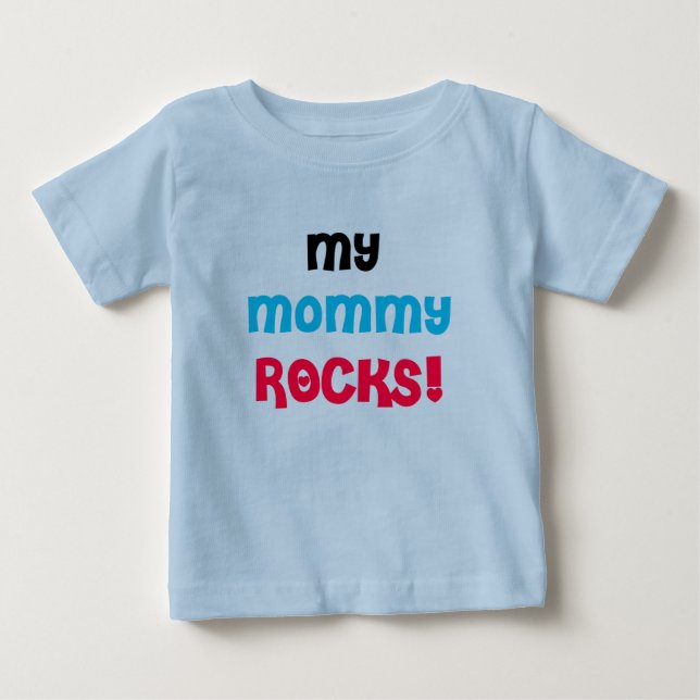 T-shirt Minhas rochas das mamães (Frente)