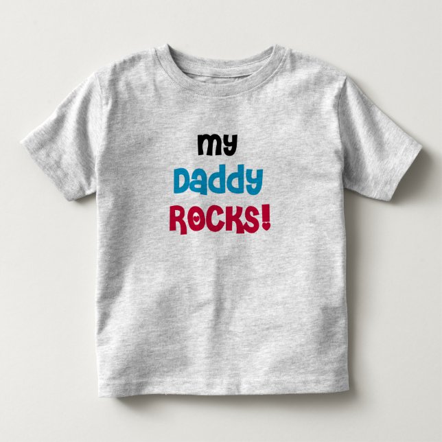 T-shirt Minhas rochas do pai (Frente)
