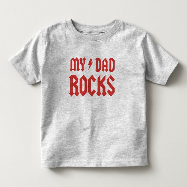 T-shirt Minhas rochas do pai (Frente)