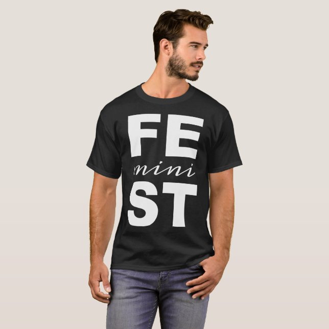 T-shirt mini feminista (Frente Completa)