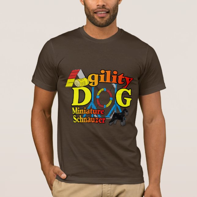 T-shirt Miniatura_Schnauzer_Agilidade (Frente)