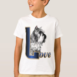 T-shirt Miniatura Schnauzer LOVE