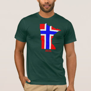 T-shirt Minnesotan norueguês