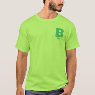 T-Shirt Minograma Verde Moderno e Verde