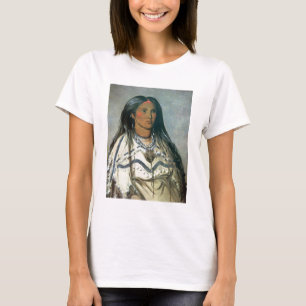 T-shirt "Mint", uma menina indiana de Mandan, 1832 (o