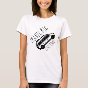 T-shirt minúsculo vivo grande do viagem