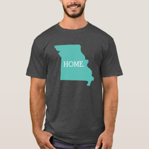 T-shirt Missouri Home State Aqua