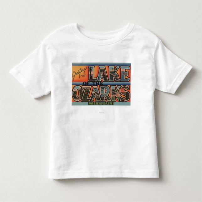 T-shirt Missouri - lago do Ozarks 3 (Frente)