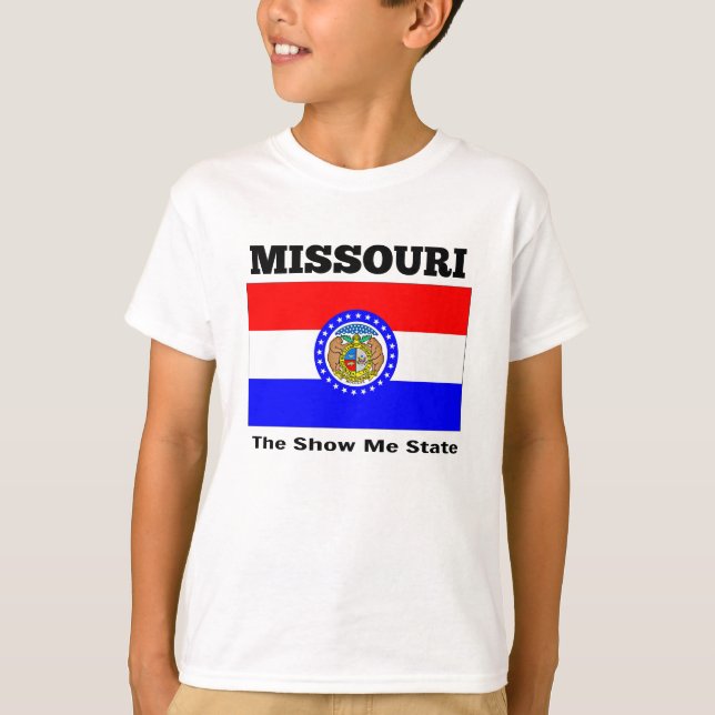 T-shirt Missouri, The Show Me State (Frente)